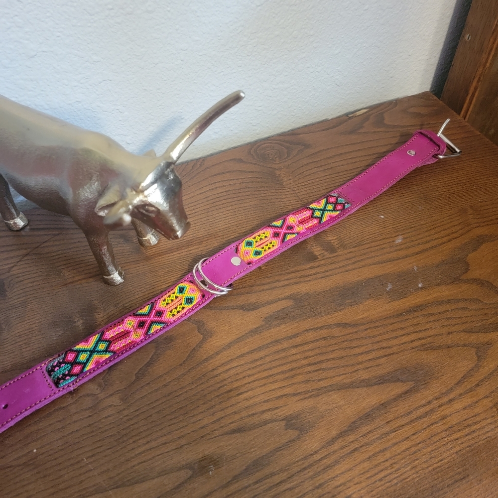 Dog collar pink